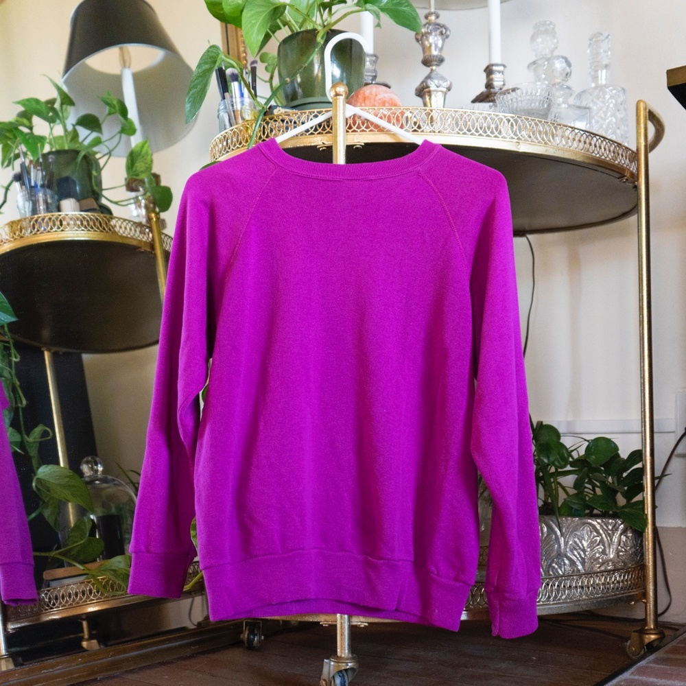 Vintage Magenta Crewneck Sweatshirt
